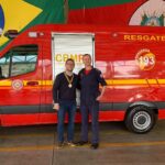 Investimentos em seguraça e recebimento da Comenda do Corpo de Bombeiros Militares